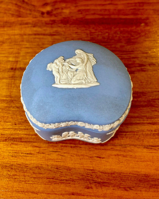 Vintage Wedgwood Jasperware Trinket Box