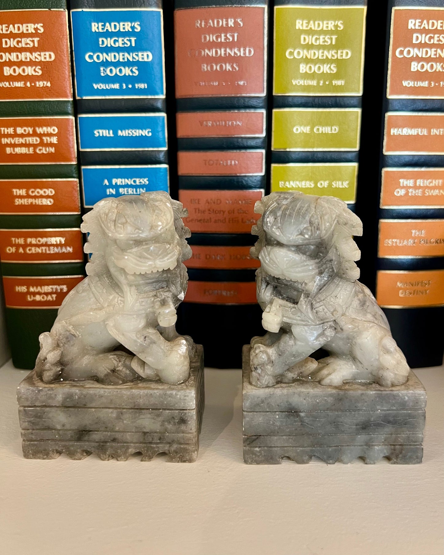 Soapstone Foo Dogs