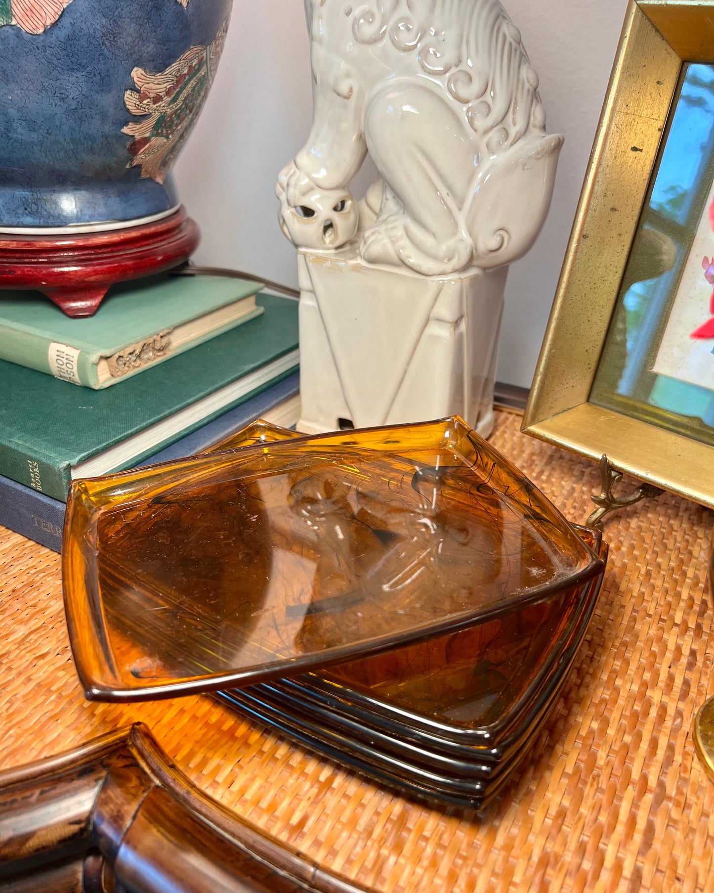 Tortoise Lucite Trays