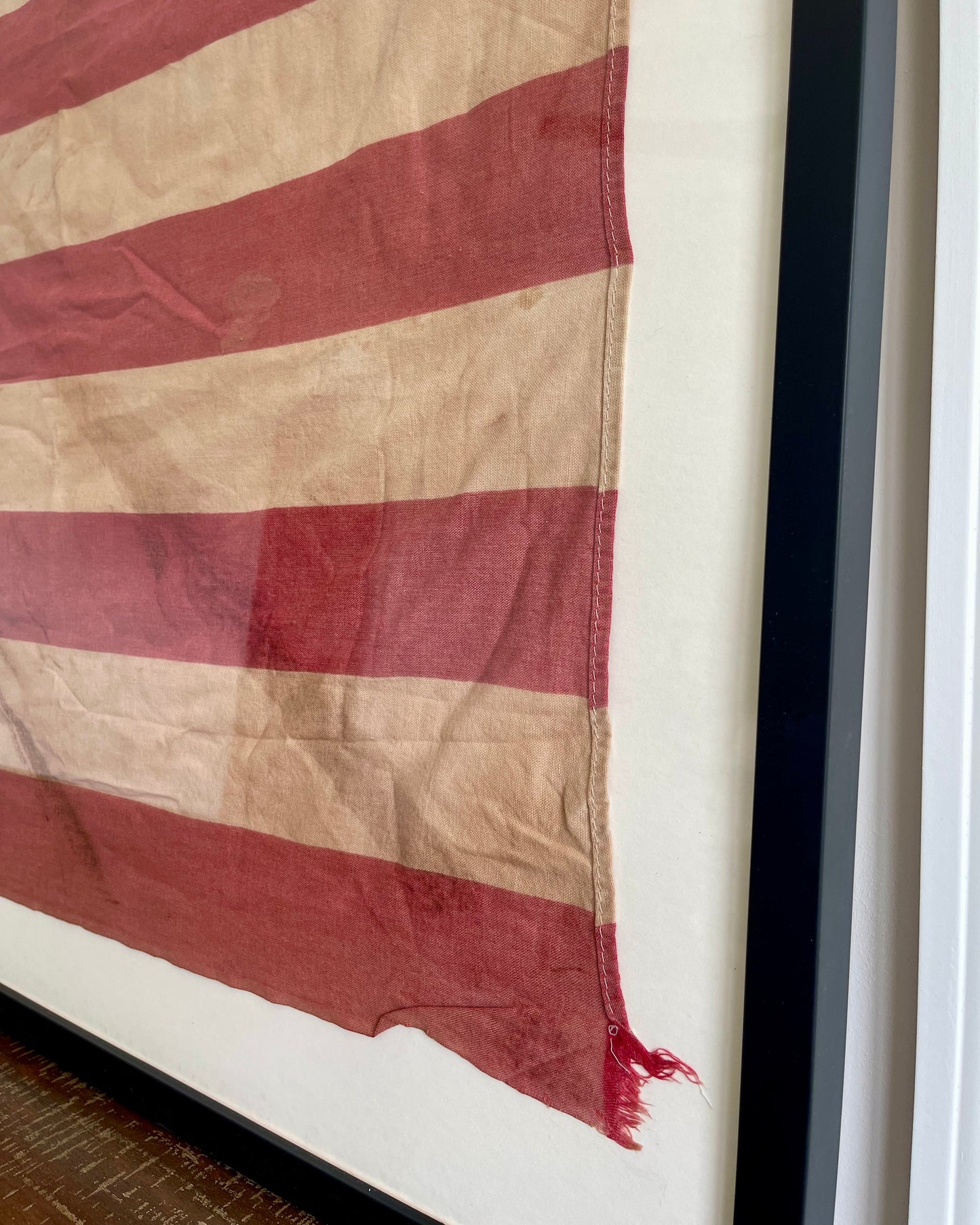 Vintage Framed American Flag