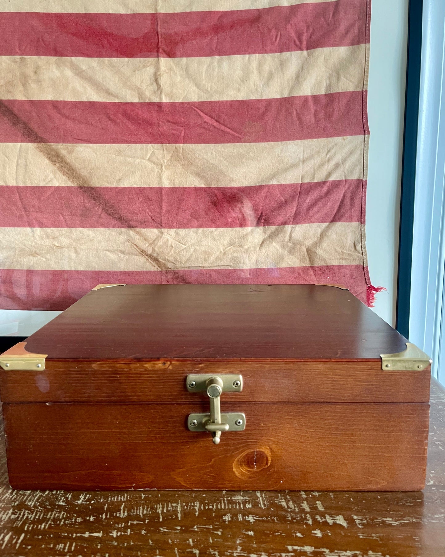 Campaign Style Wooden Box