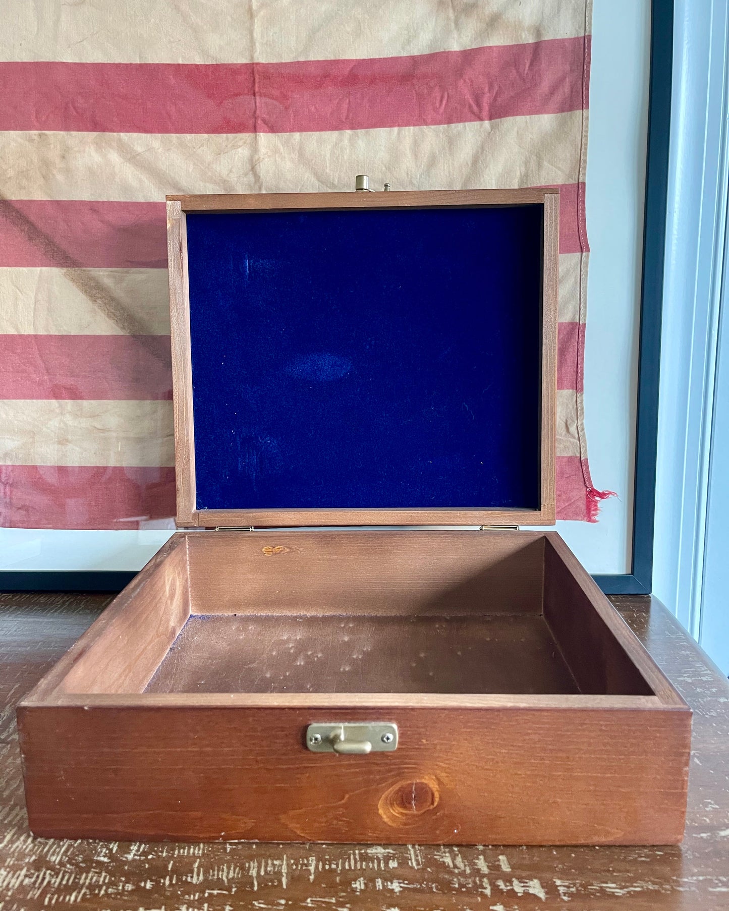 Campaign Style Wooden Box