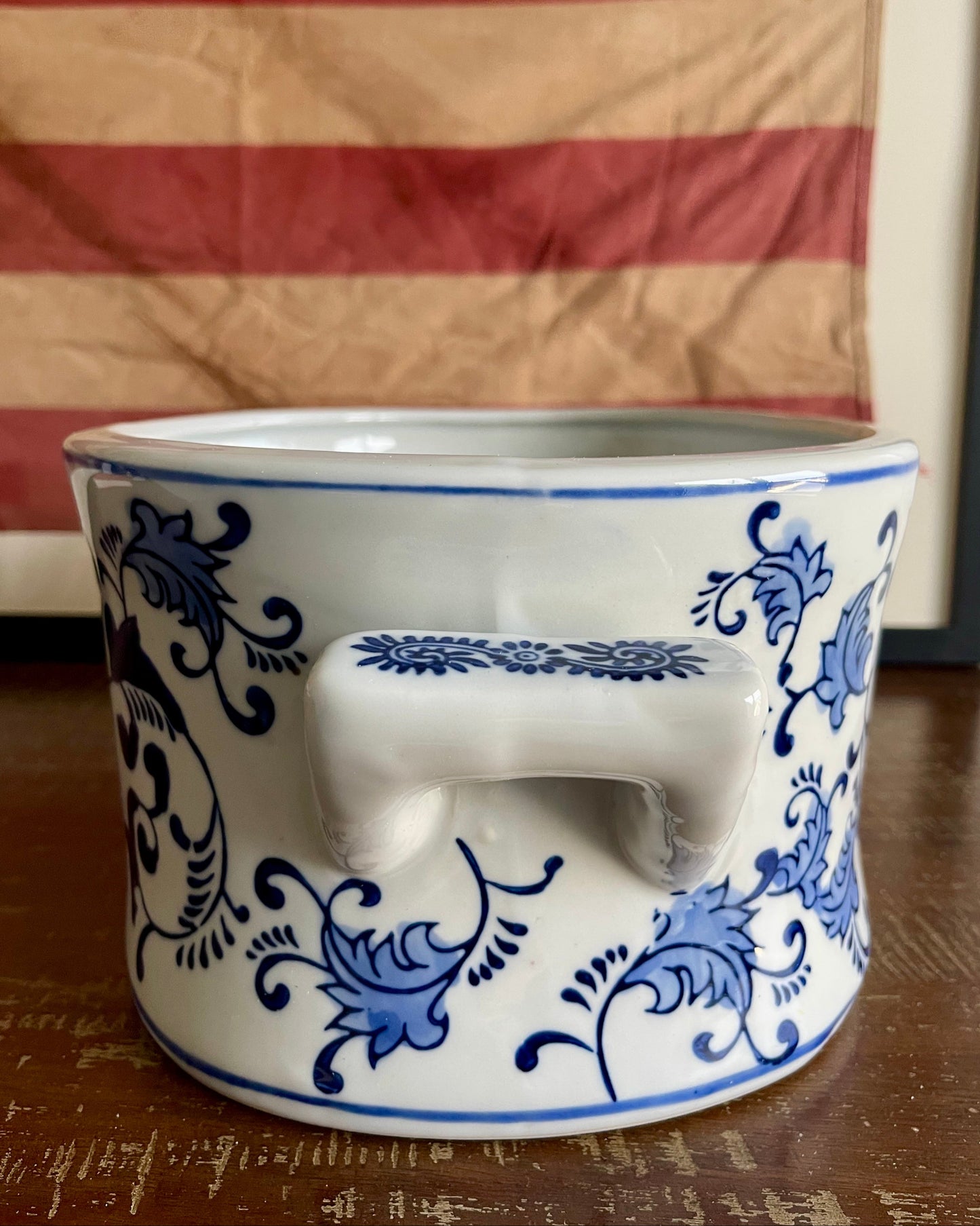 Blue & White Footbath