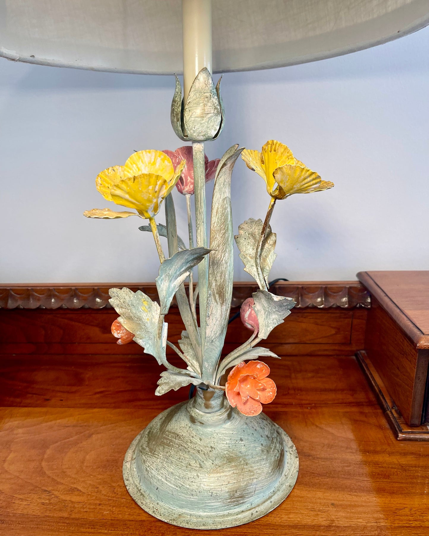 Vintage Tole Lamp