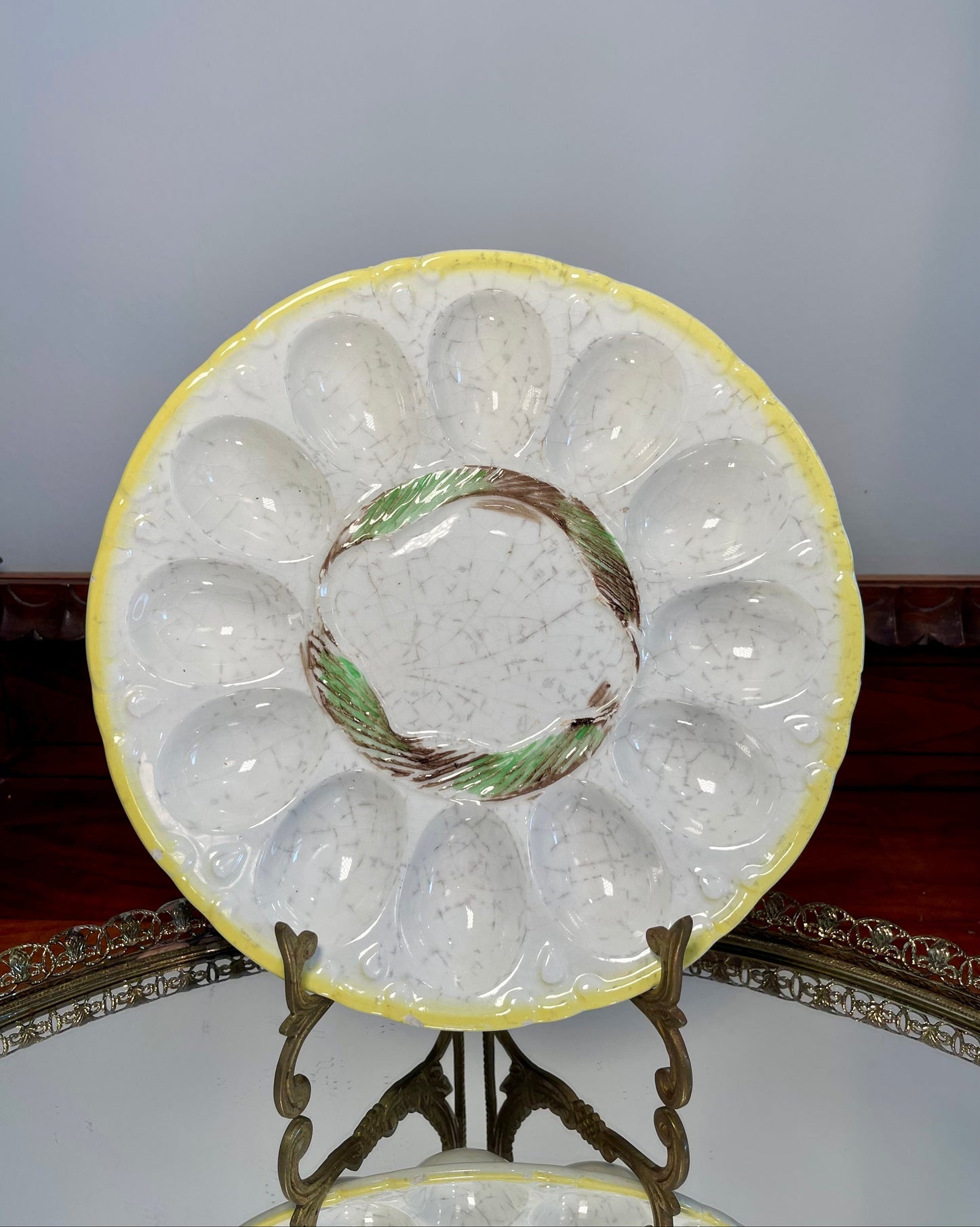 Vintage Deviled Egg Plate