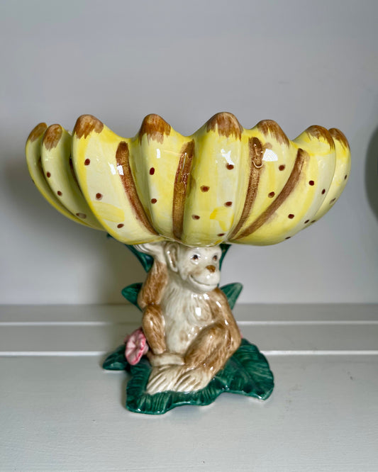 Vintage Fitz & Floyd Monkey & Banana Compote