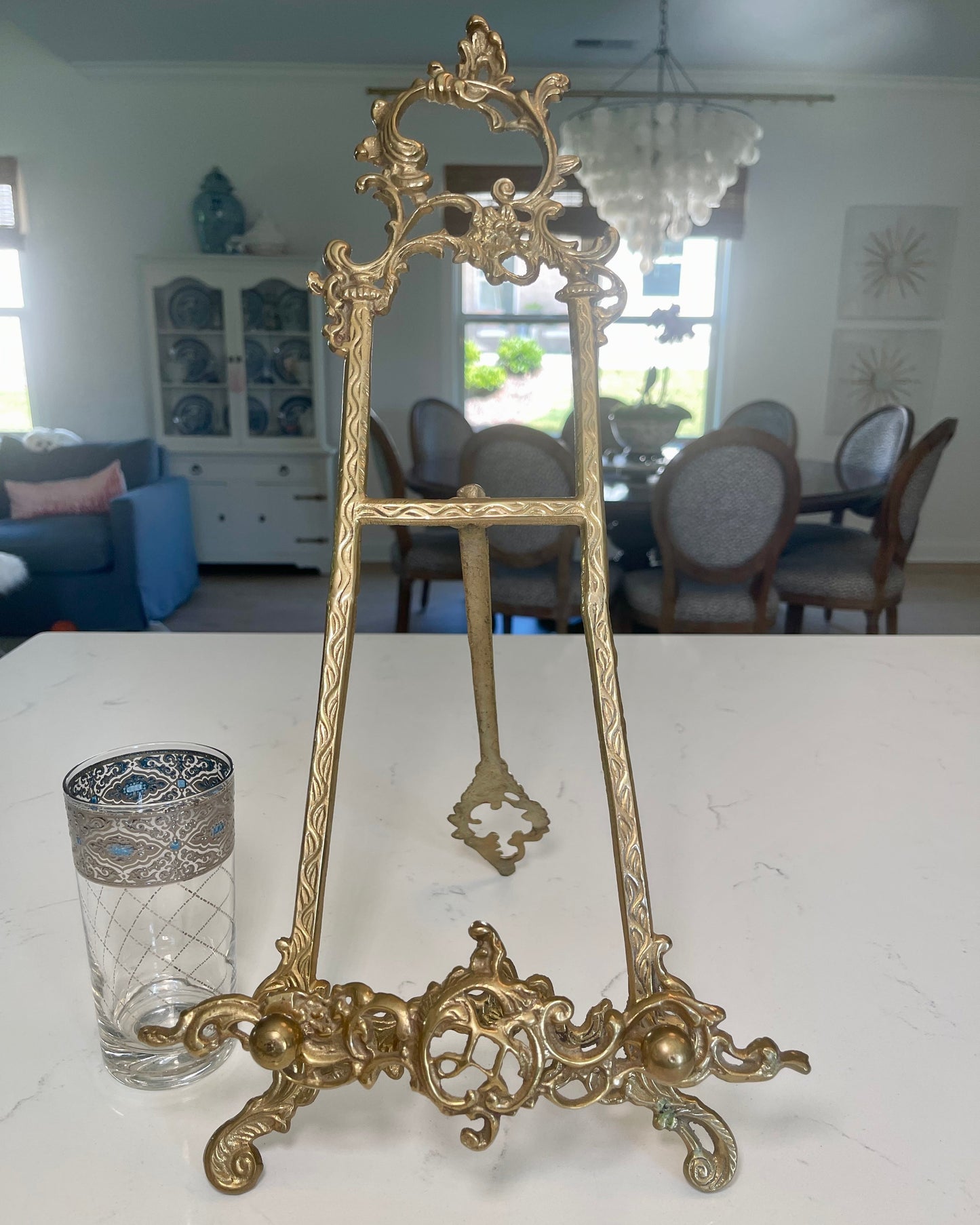 Brass Ornate Easel