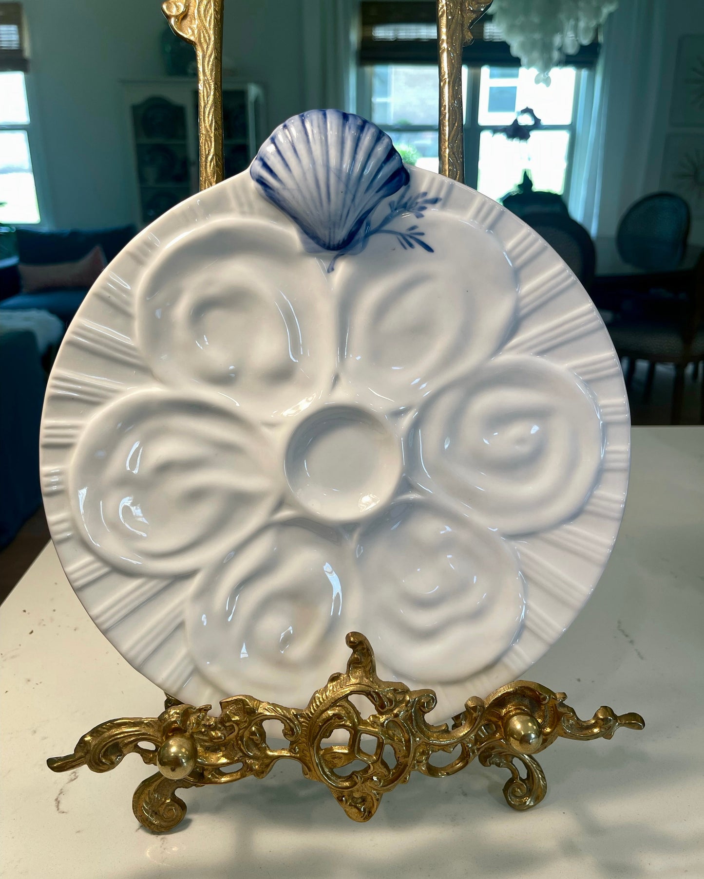 Vintage Shell Oyster Plate