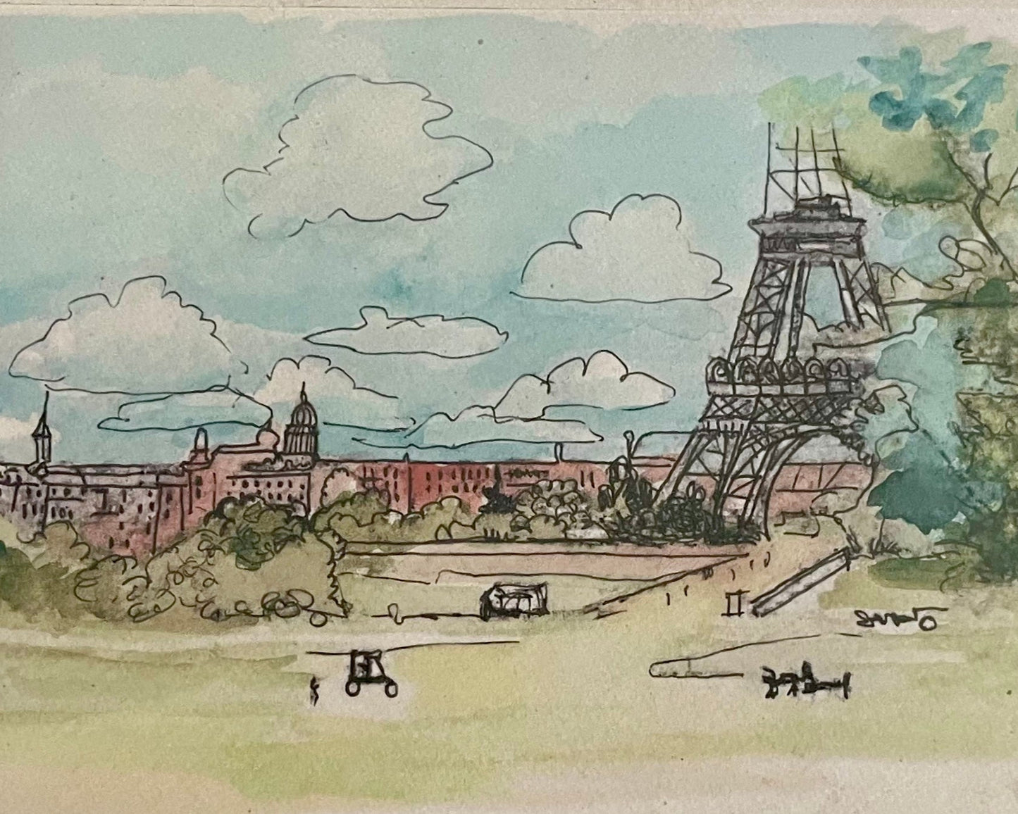 My Travel Through Paris Artwork