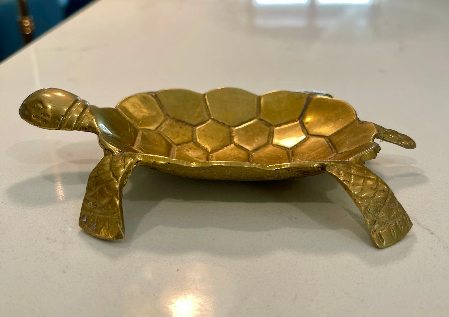 Brass Turtle Trinket Tray
