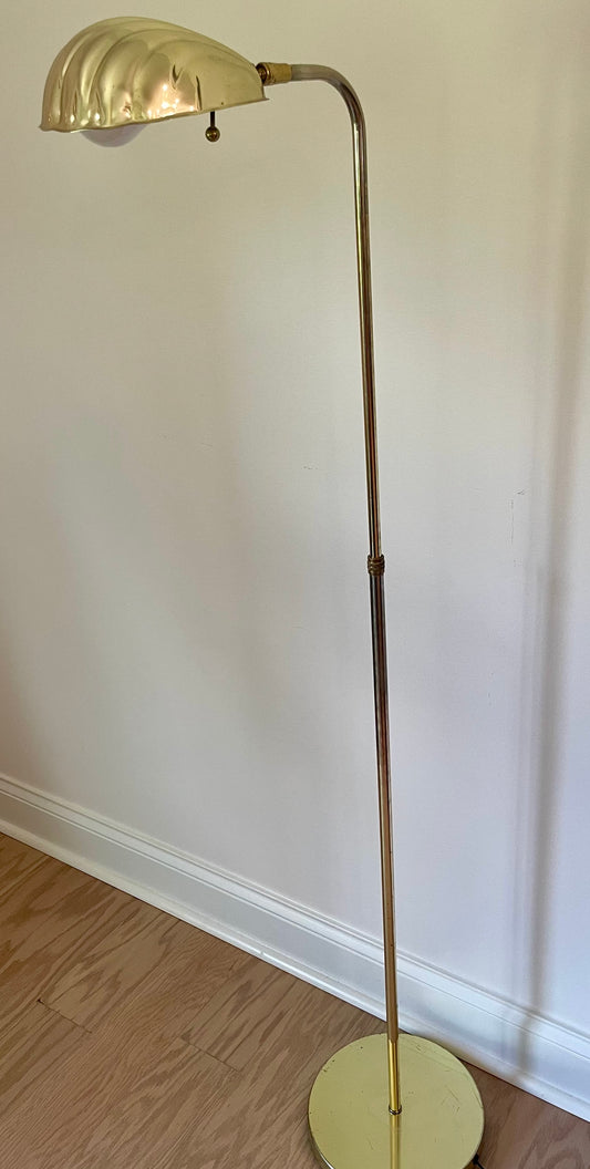 Brass Seashell Floor Lamp