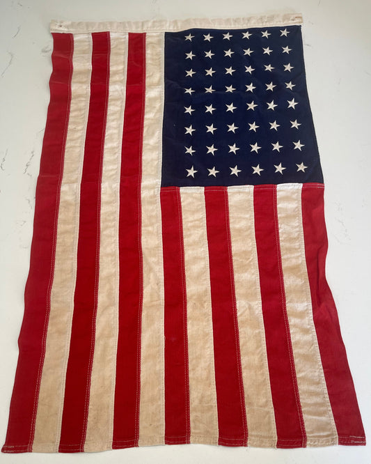 Vintage 48 Star American Flag