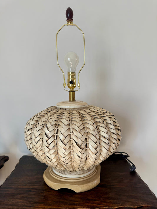 Vintage Rattan Lamp