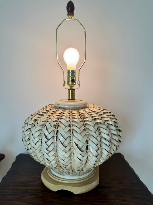 Vintage Rattan Lamp