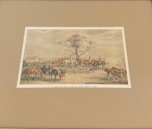 Framed Fox Hunt Print