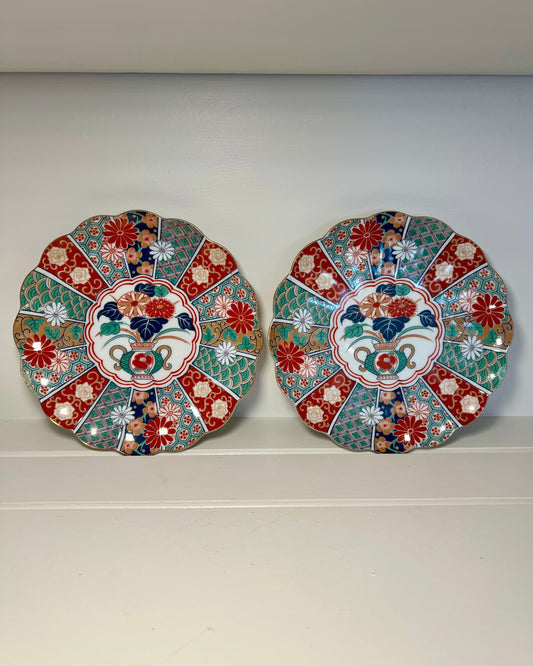 Imari Fan Salad Plate