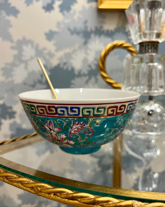 Vintage Asian Rice Bowl