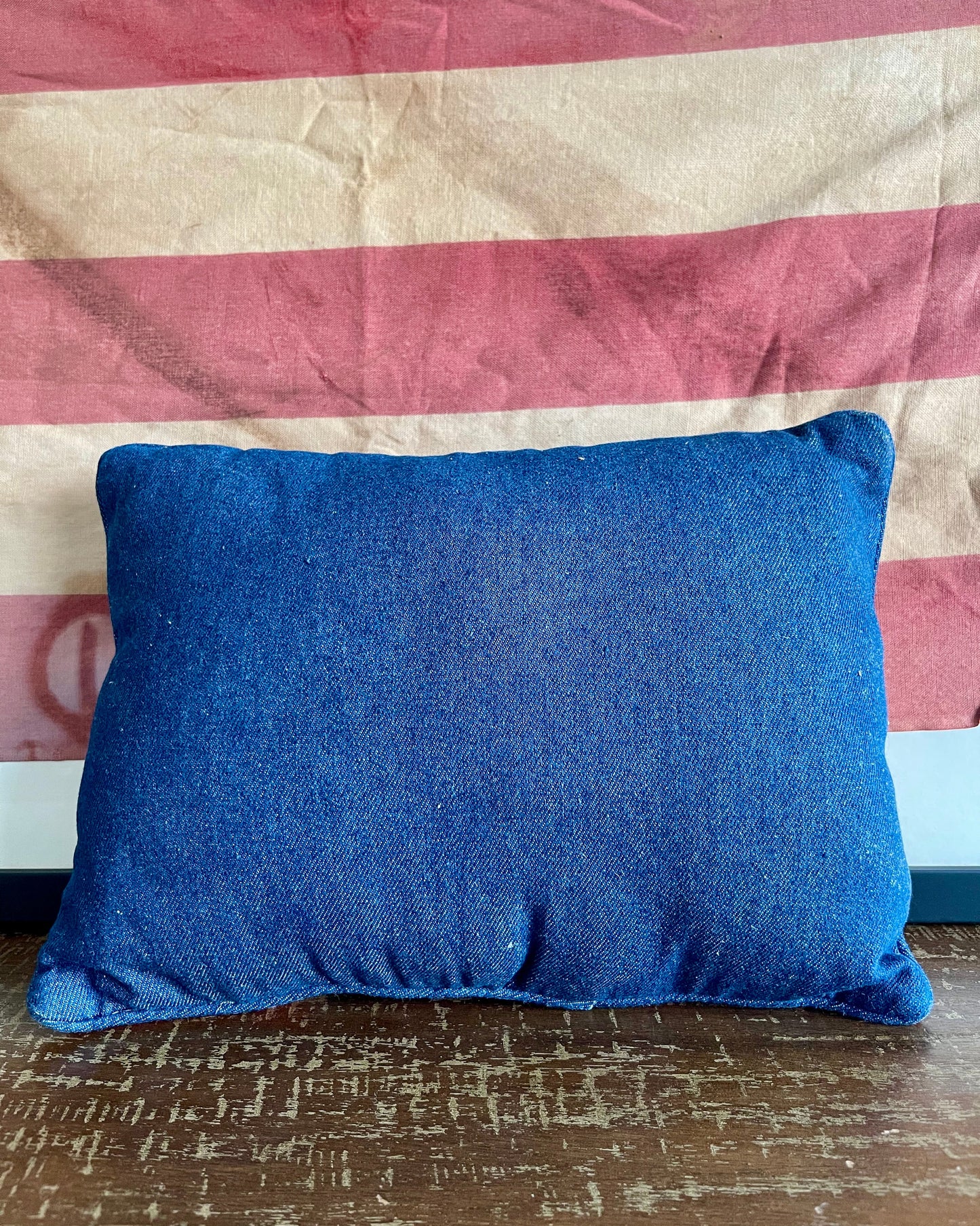 American Flag Needlepoint Pillow