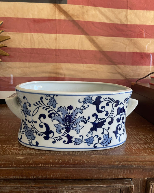 Blue & White Footbath