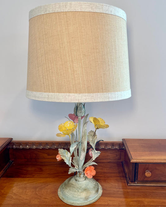 Vintage Tole Lamp