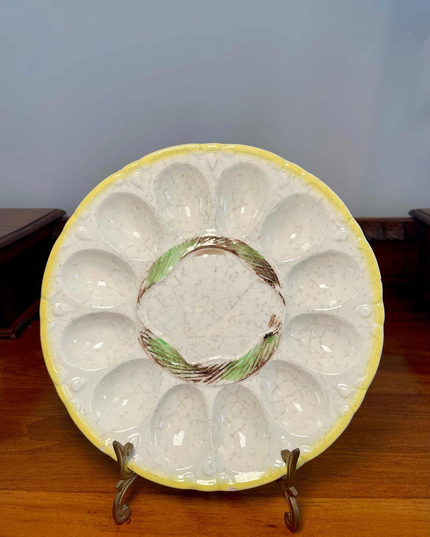 Vintage Deviled Egg Plate