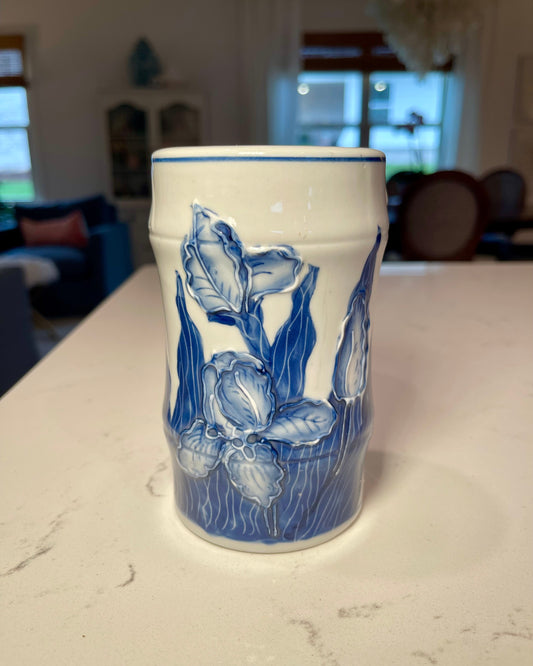 Vintage Iris Vase