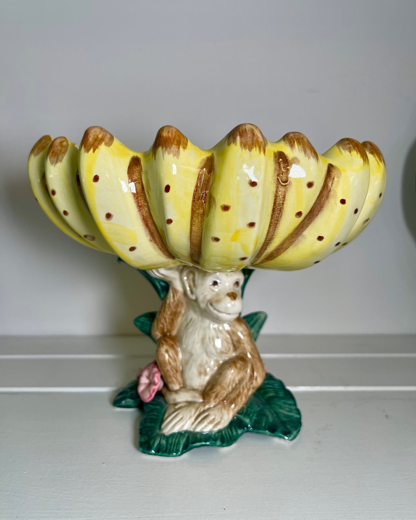 Vintage Fitz & Floyd Monkey & Banana Compote