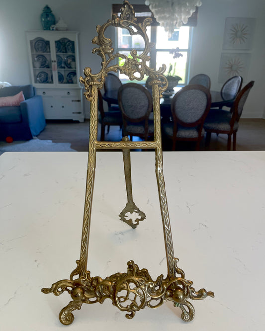 Brass Ornate Easel