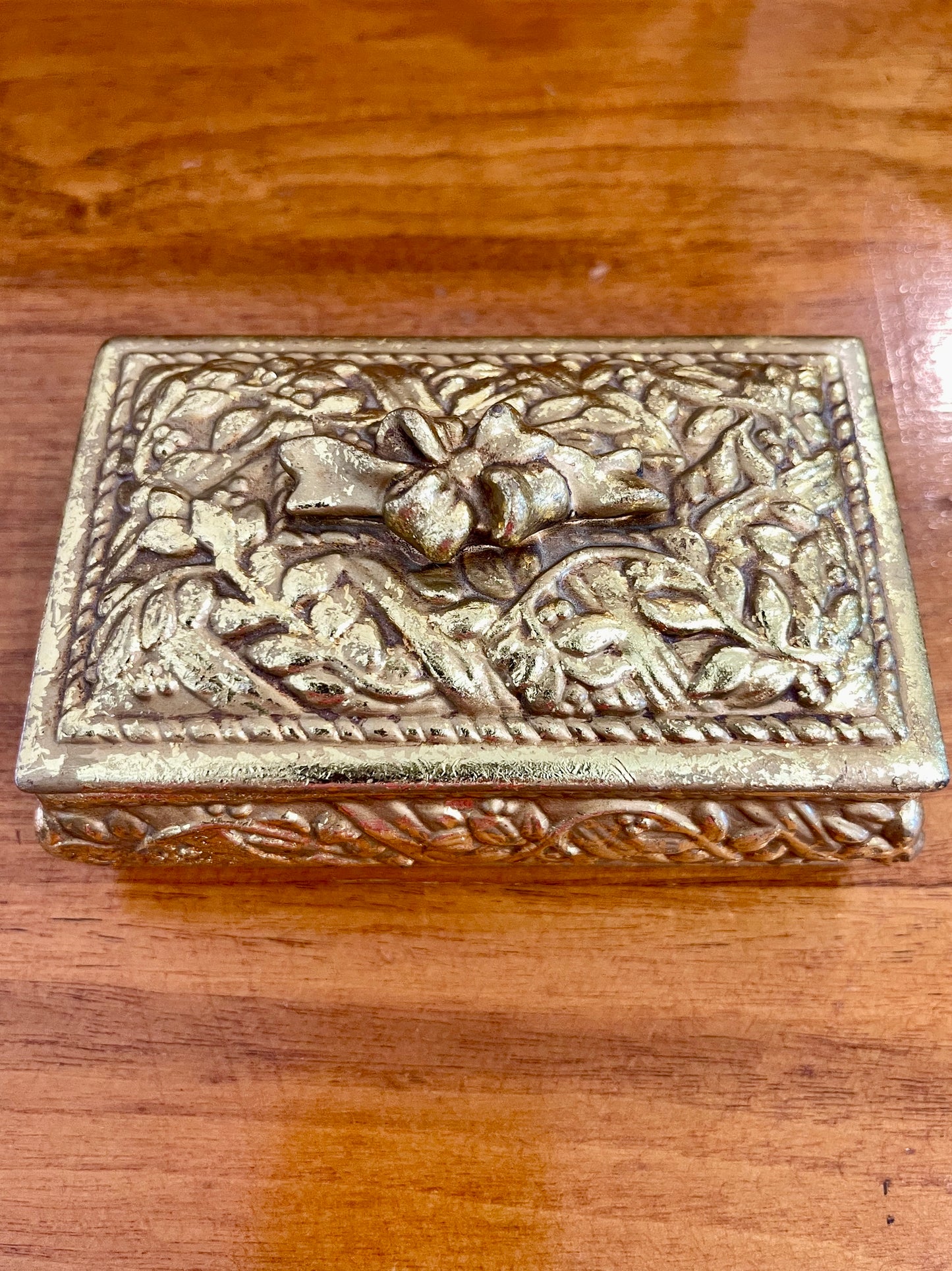 Gold Trinket Box