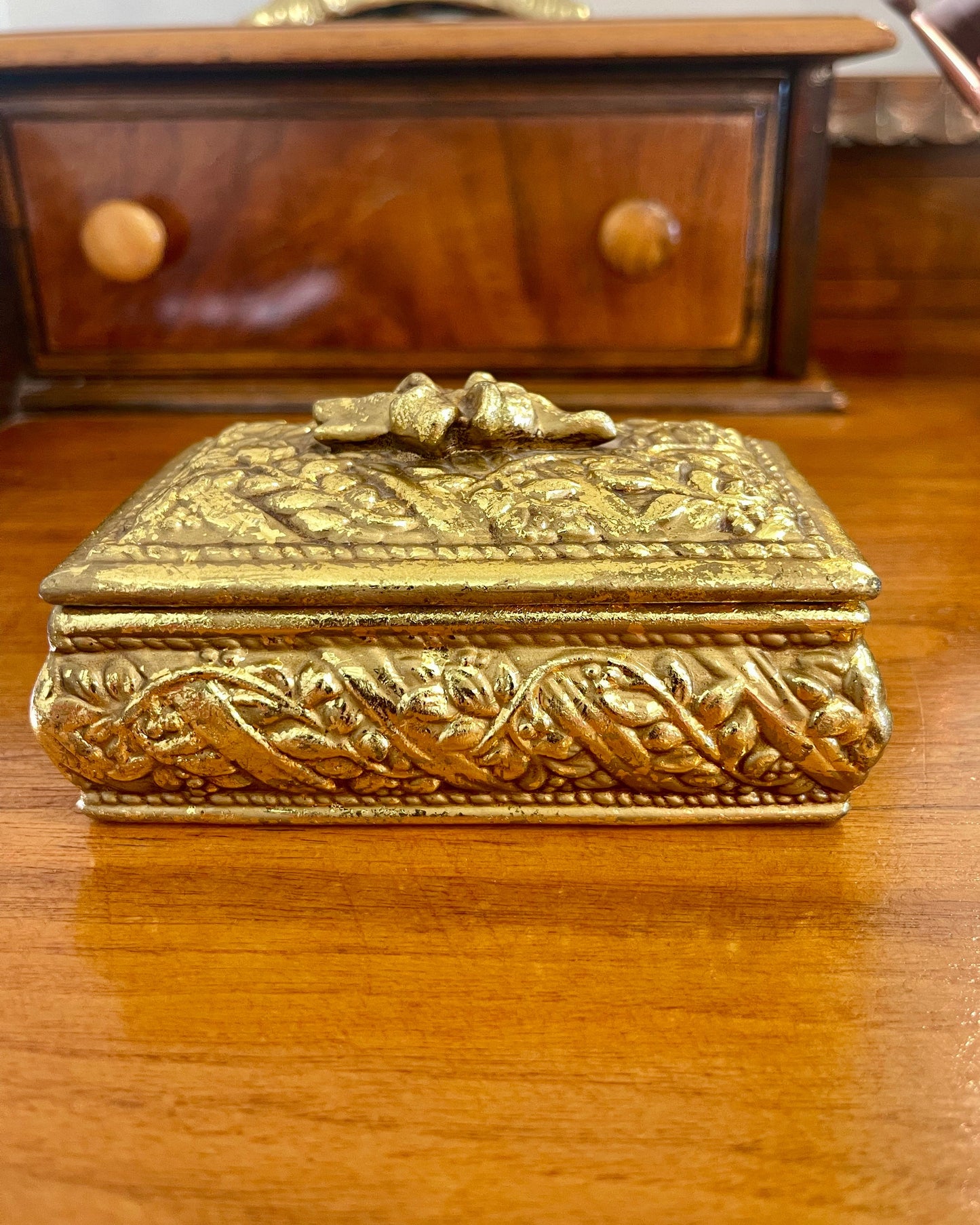 Gold Trinket Box