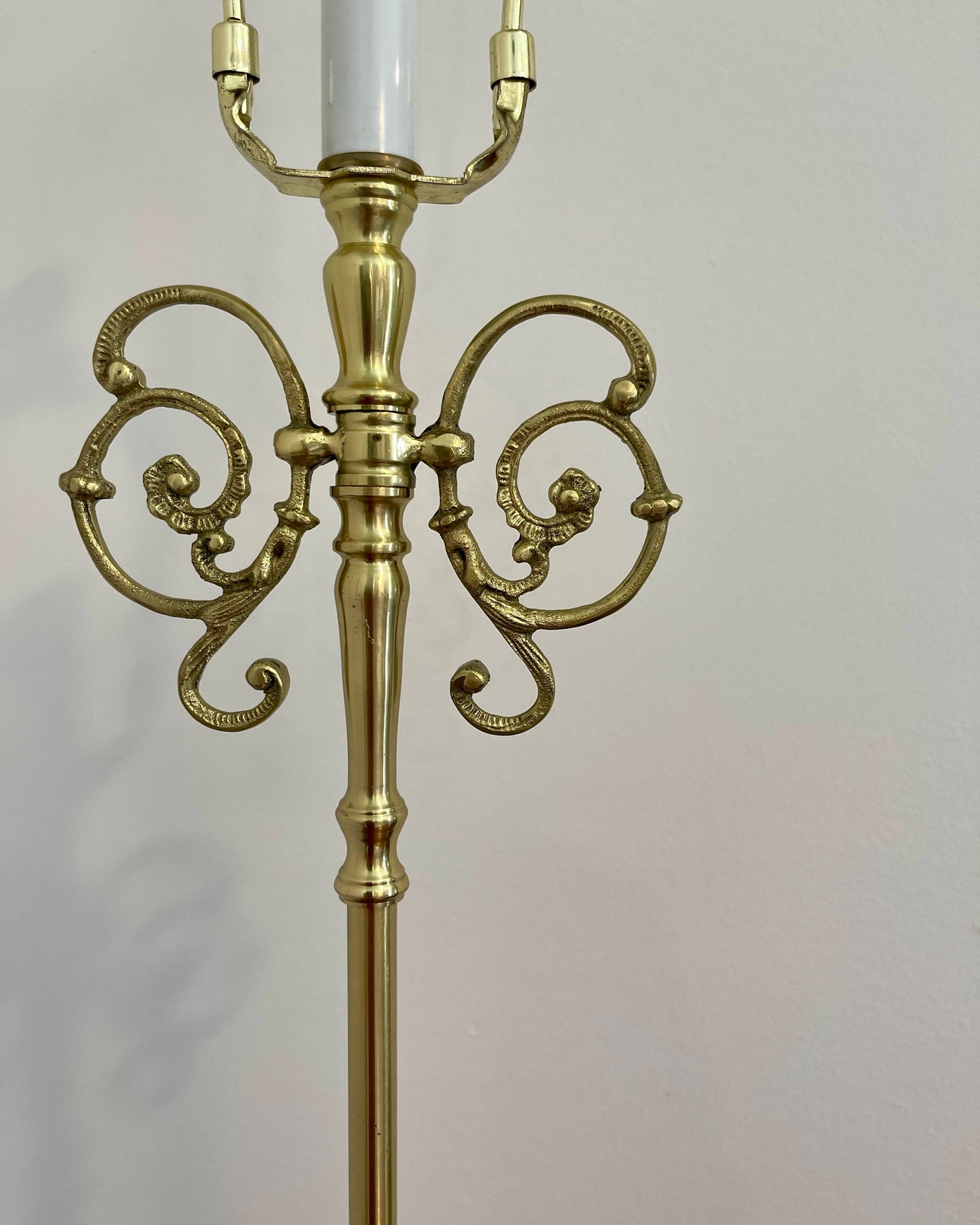 Brass Candlestick Lamp