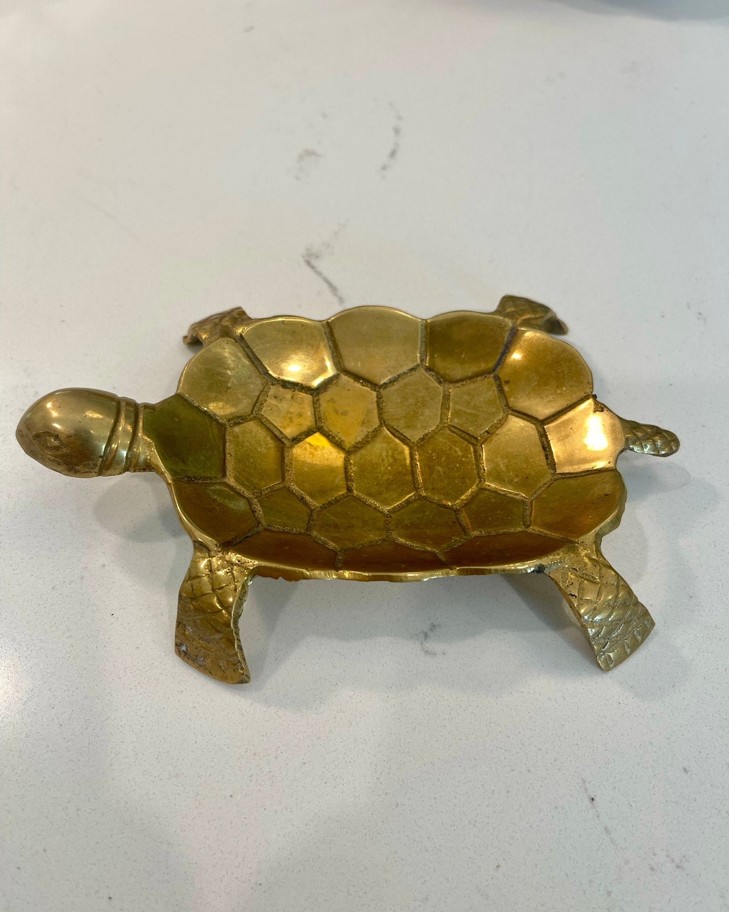 Brass Turtle Trinket Tray